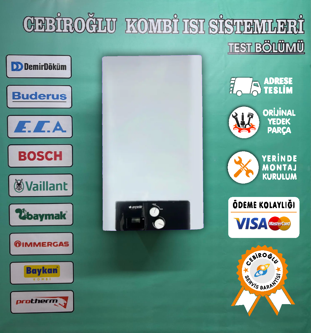 Arçelik Şofben (Hermetik) - İkinci El Kombi